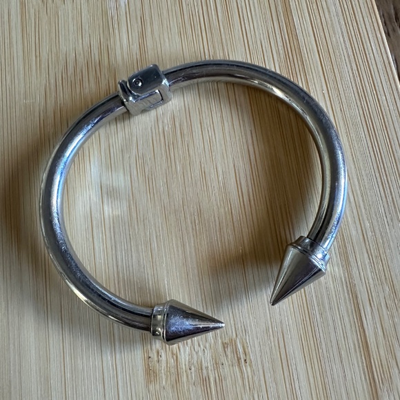 Spike Cuff Bracelet Trio - Gold, Rose Gold & Silver - Picture 7 of 11